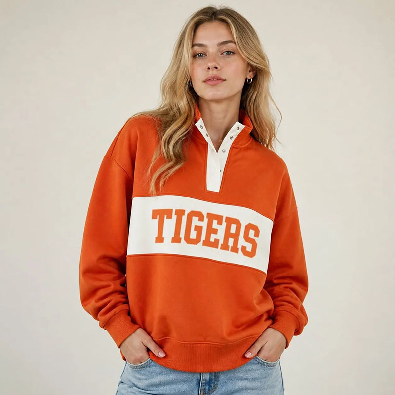 Patchwork Customize Team Name Snap Pullover